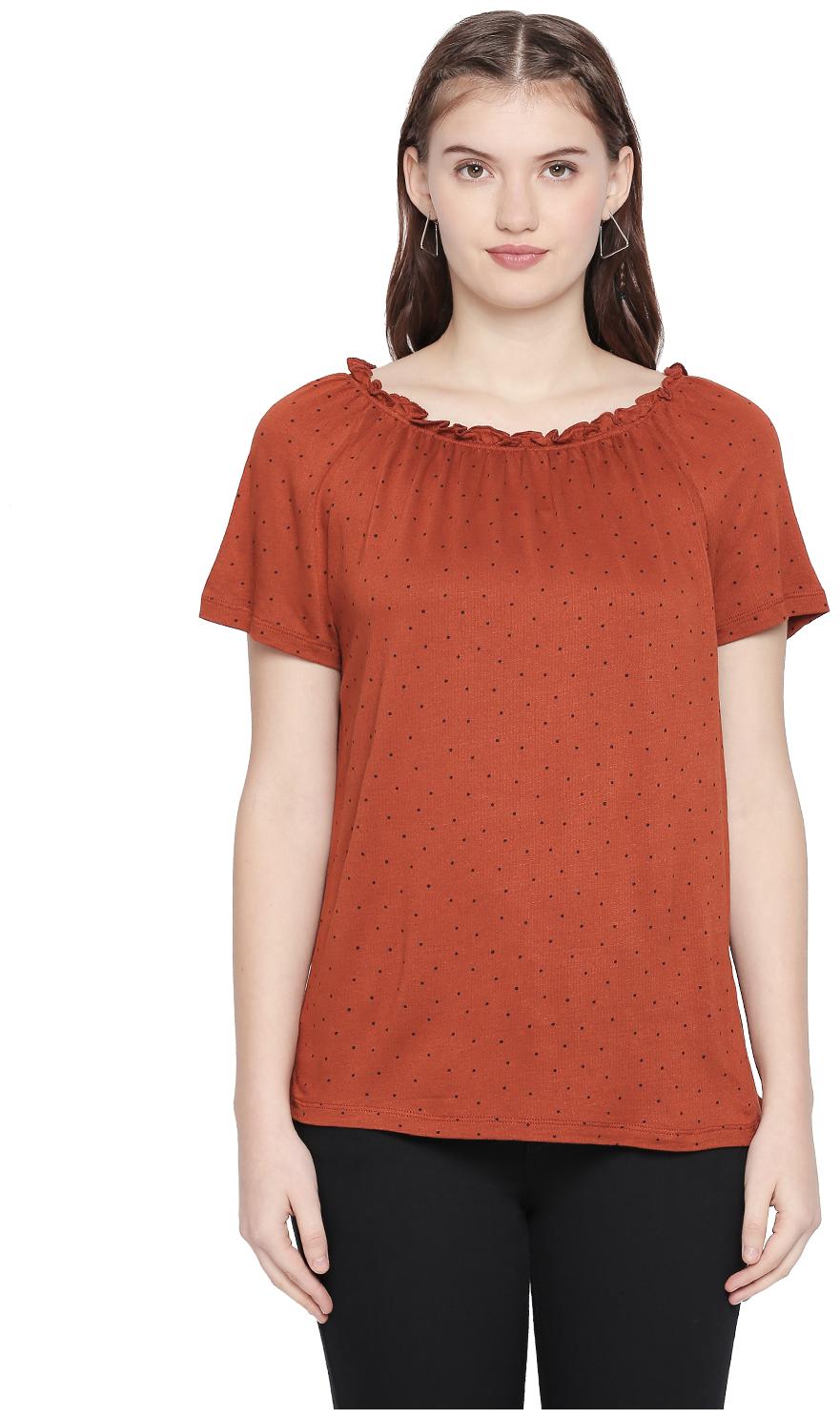 

Honey By Pantaloons Women Polka dots Regular top - Red