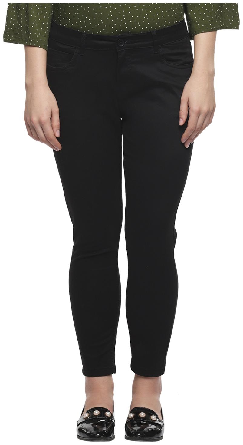 

Honey By Pantaloons Women Black Slim fit Chinos