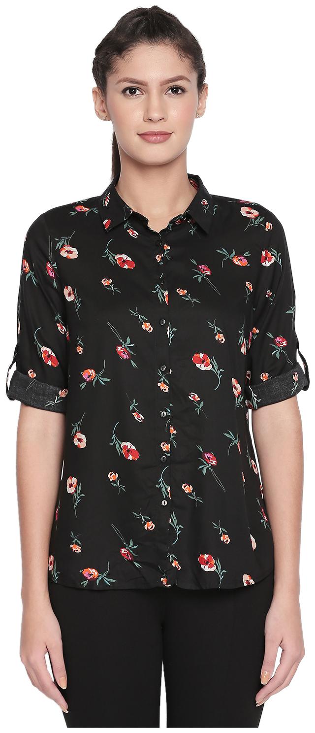 

Honey By Pantaloons Women Printed Regular top - Black