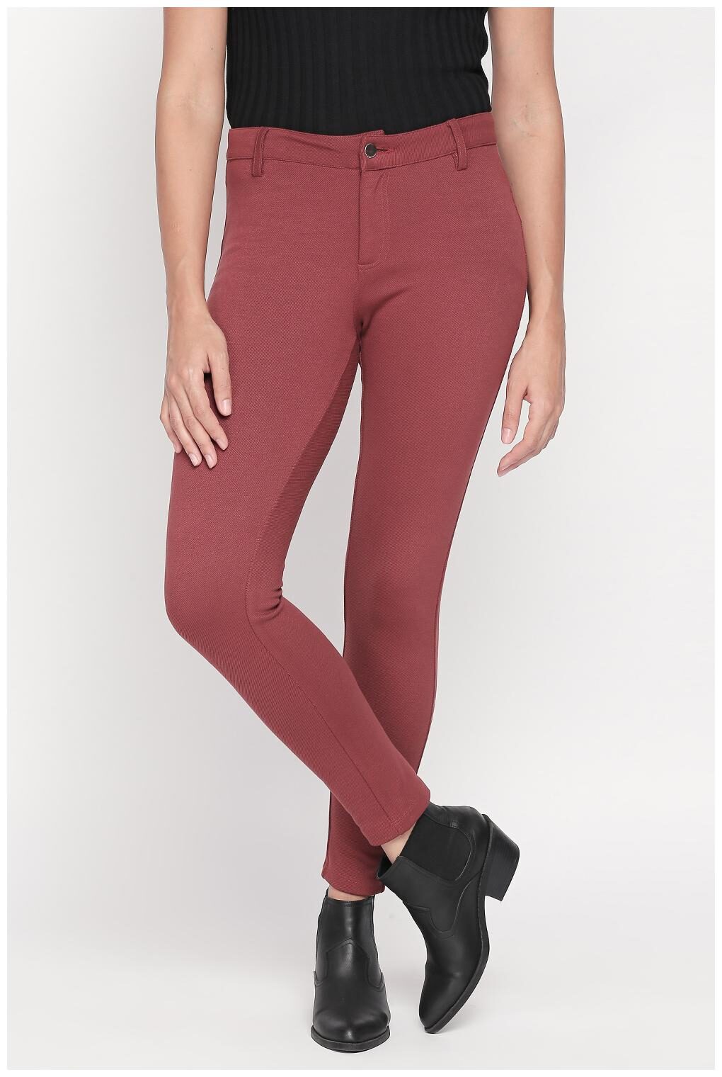 

Honey By Pantaloons Women Brown Regular fit Regular trousers