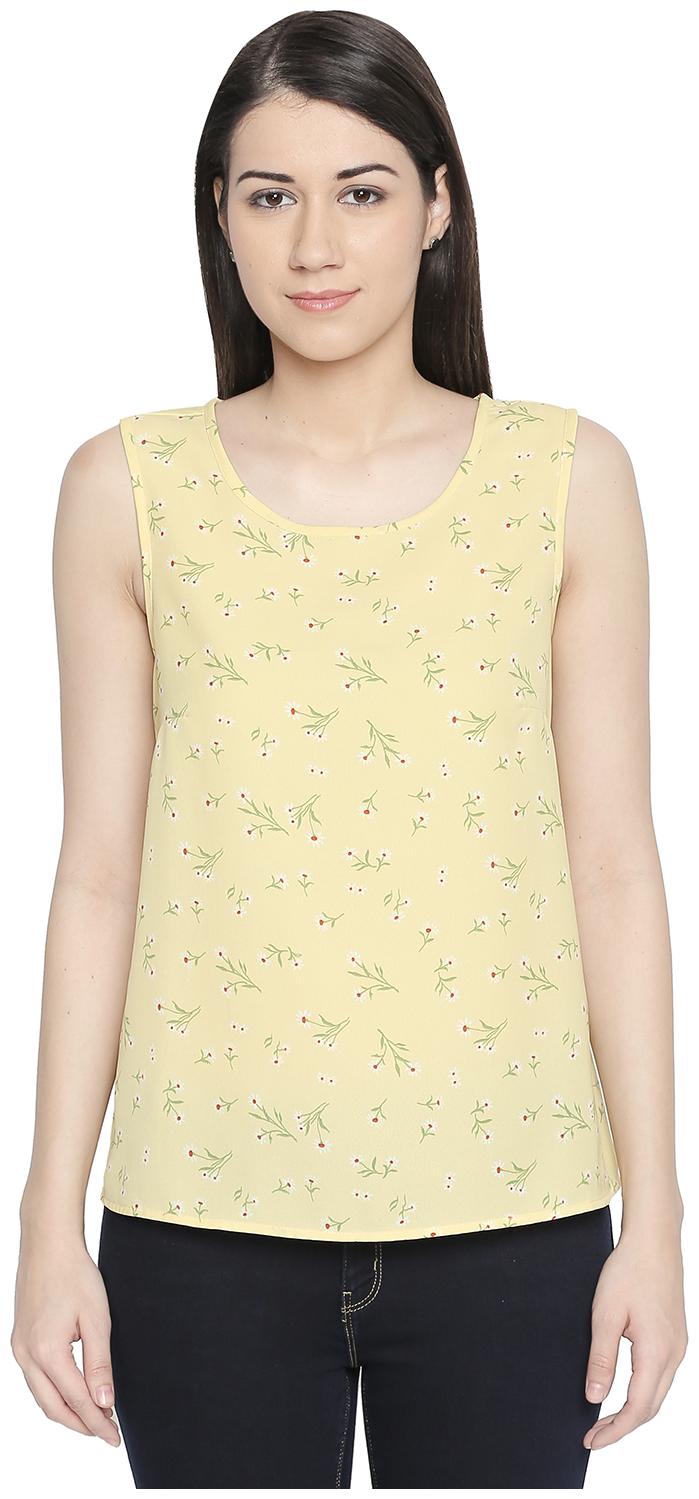 

Honey By Pantaloons Women Printed Regular top - Yellow