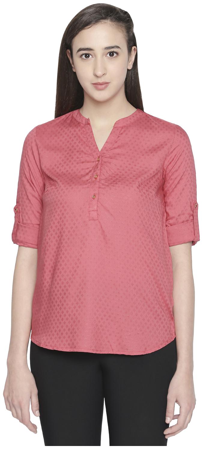 

Honey By Pantaloons Women Printed Regular top - Pink