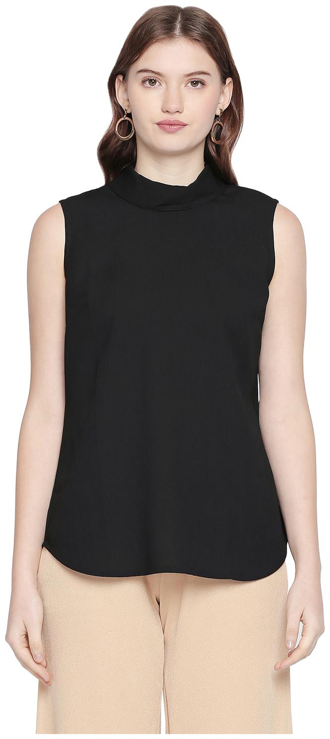 

Honey By Pantaloons Women Solid Regular top - Black