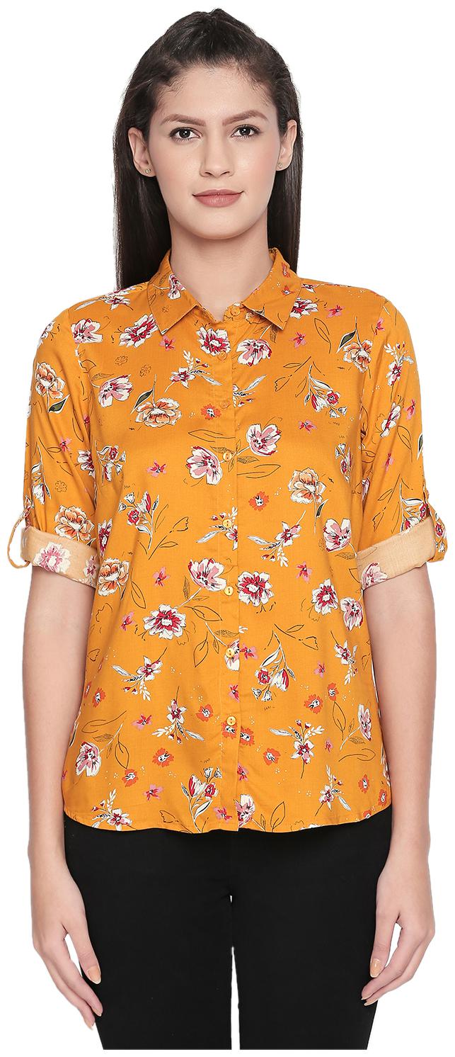 

Honey By Pantaloons Women Printed Regular top - Yellow