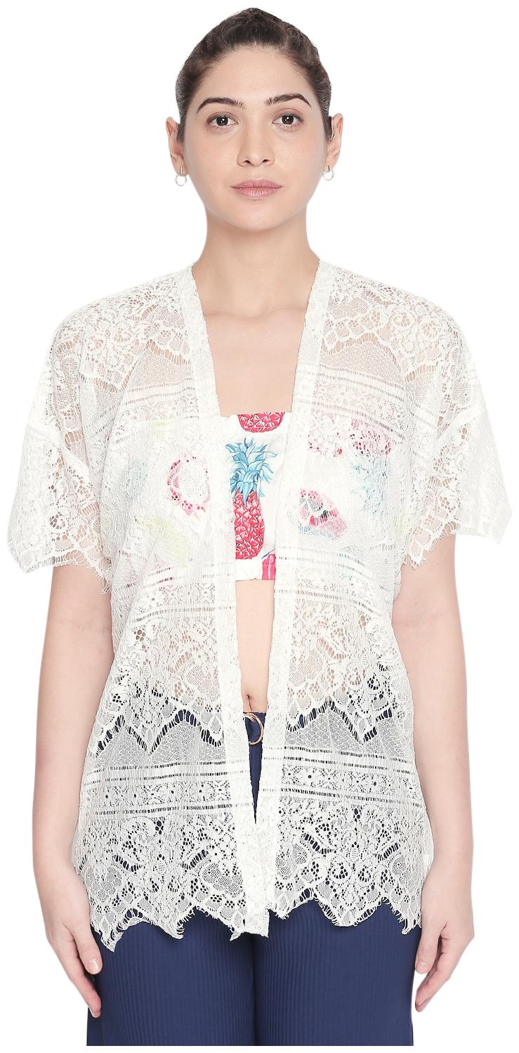 

Honey By Pantaloons Women Shrug - White