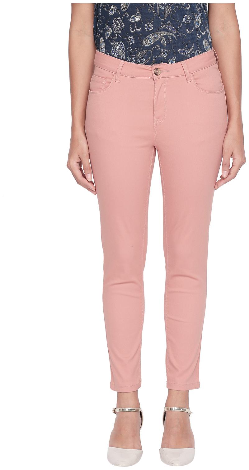 

Honey By Pantaloons Women Pink Slim fit Chinos