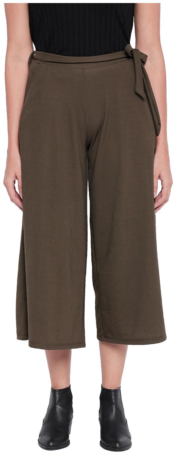 

Honey By Pantaloons Women Green Flared fit Cullotes