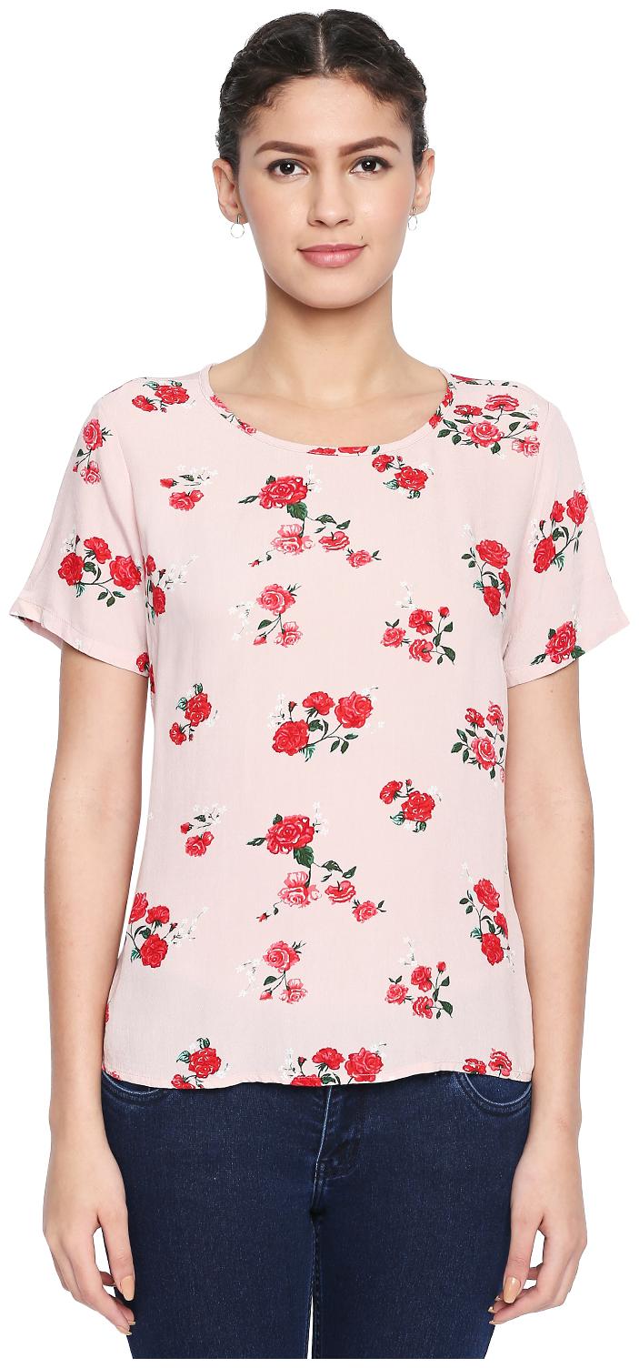 

Honey By Pantaloons Women Printed Regular top - Pink