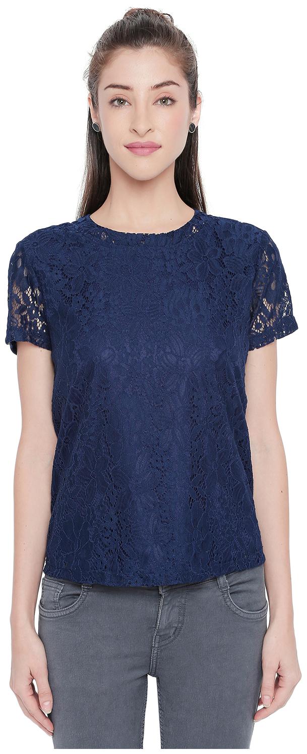 

Honey By Pantaloons Women Floral Regular top - Blue