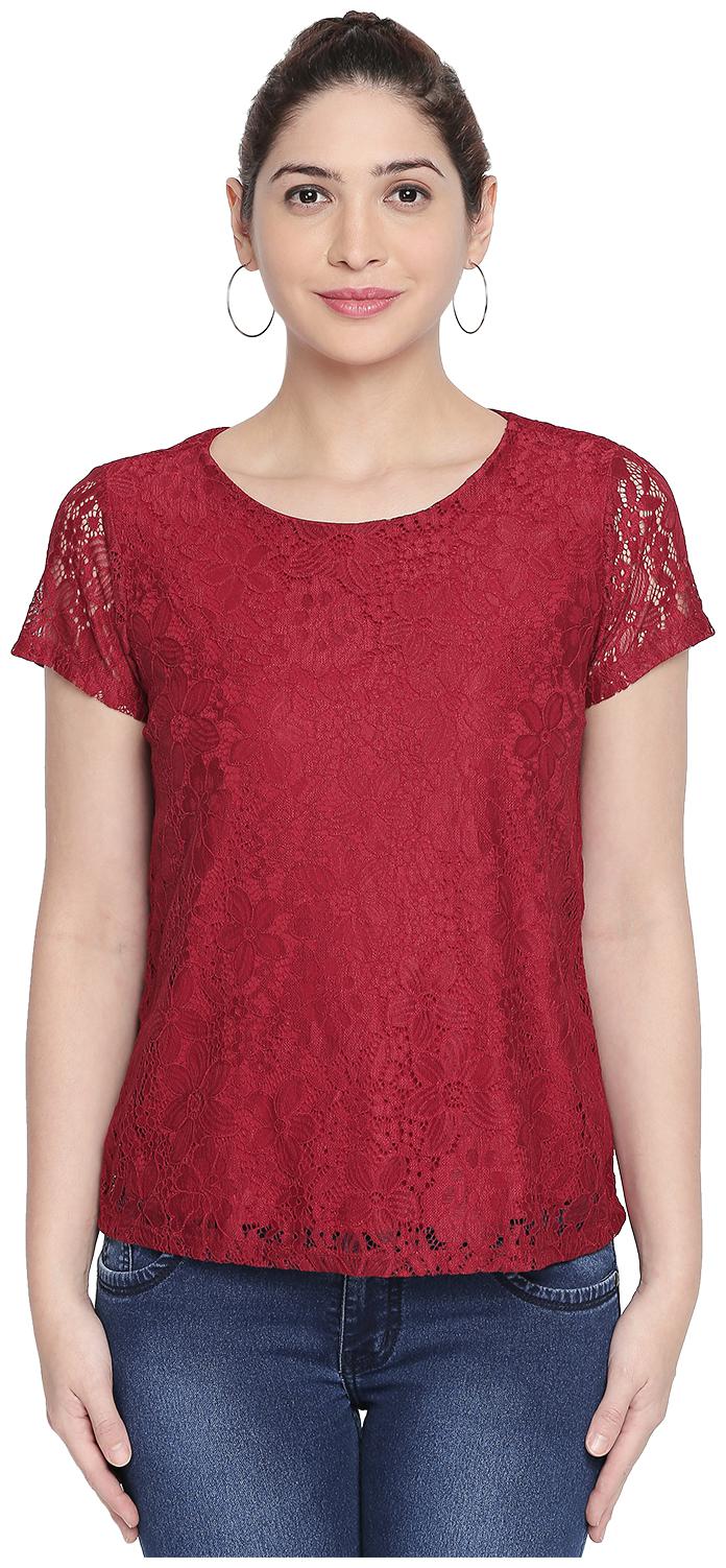 

Honey By Pantaloons Women Printed Regular top - Red