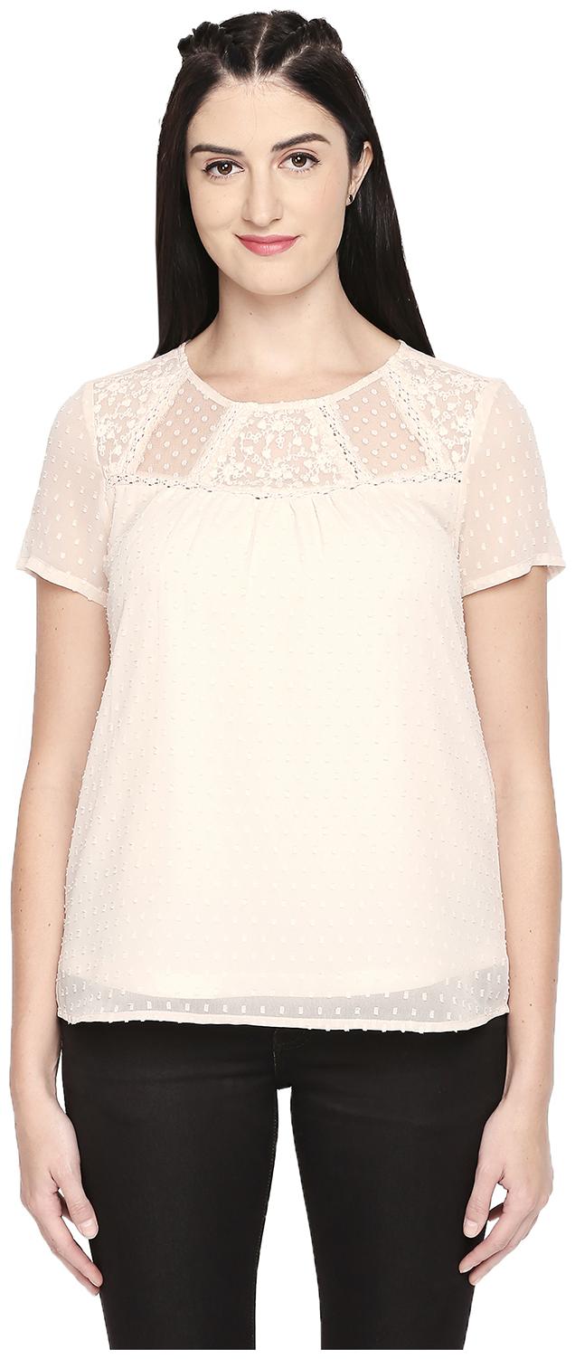 

Honey By Pantaloons Women Printed Regular top - Cream