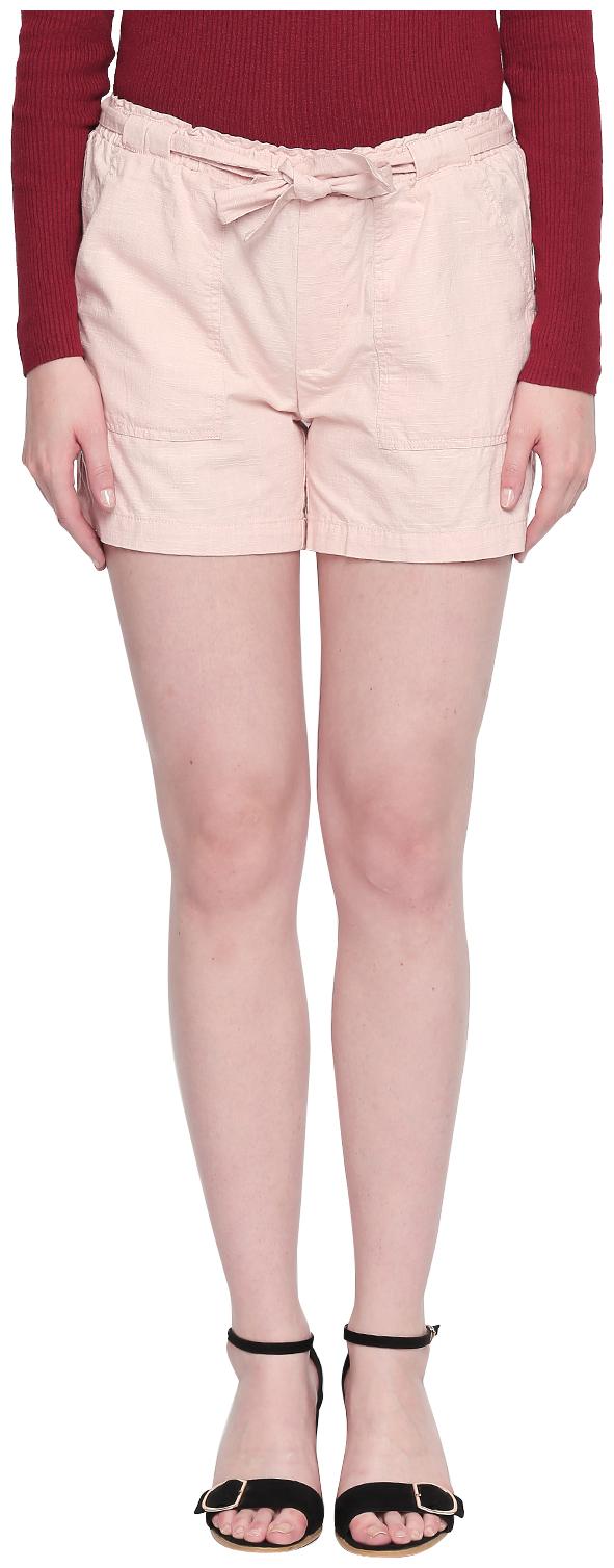 

Honey By Pantaloons Women Solid Regular shorts - Pink