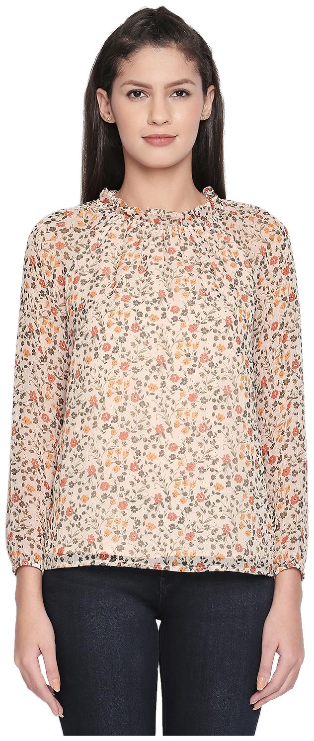 

Honey By Pantaloons Women Floral Regular top - Pink