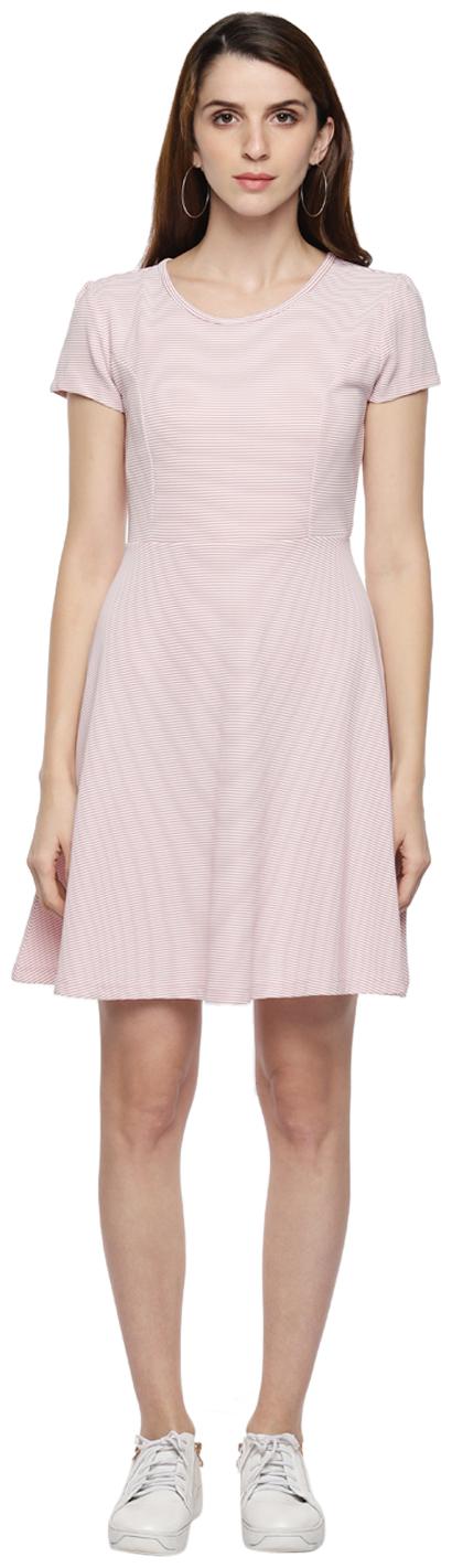 

Honey By Pantaloons Pink Striped Maxi dress