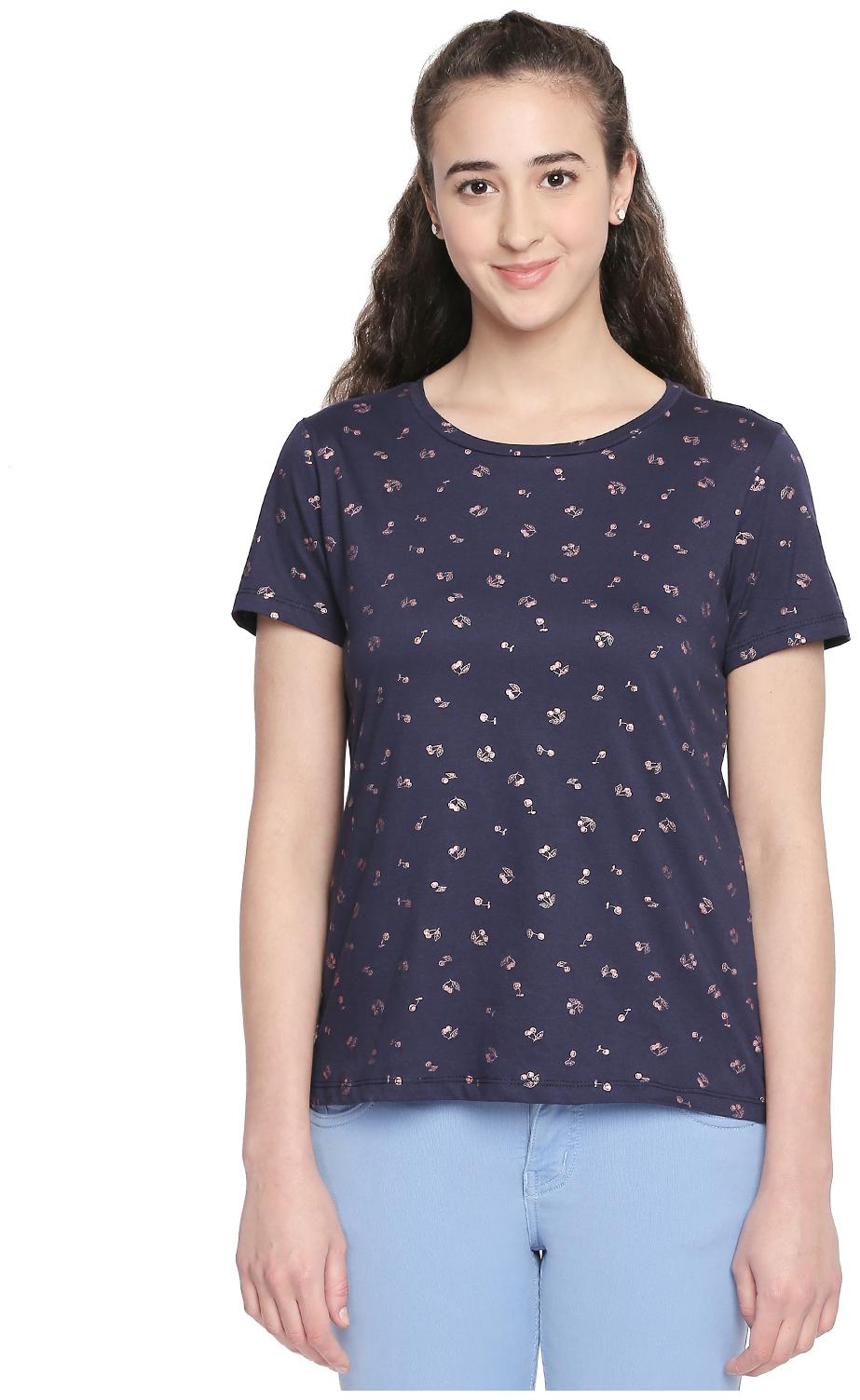 

Honey By Pantaloons Women Printed Regular top - Blue