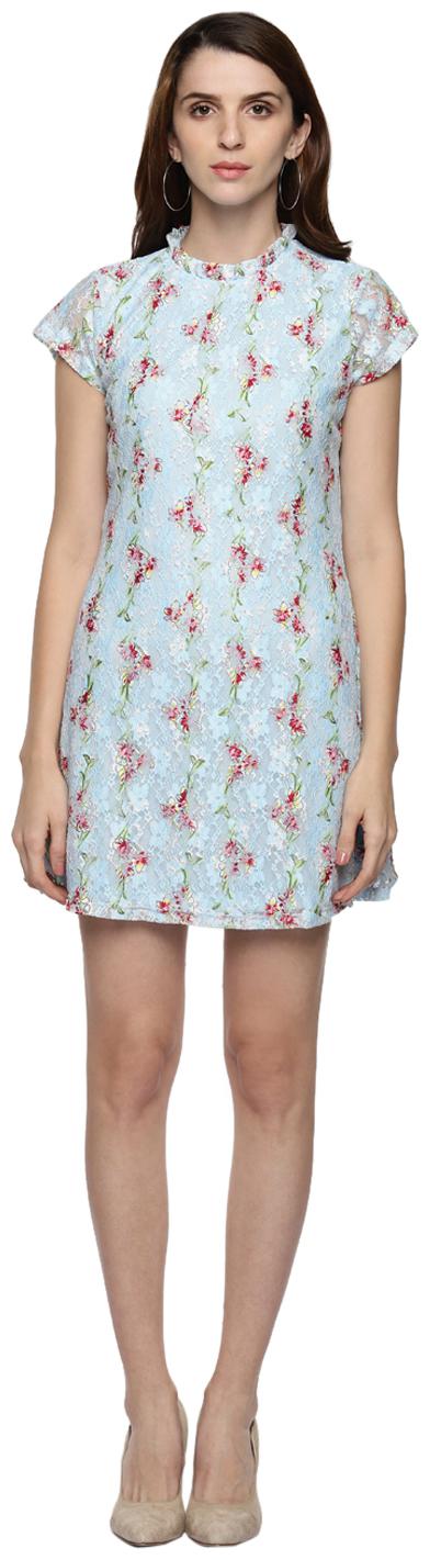 

Honey By Pantaloons Blue Floral A-line dress