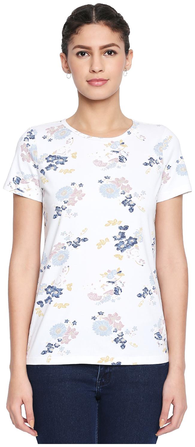

Honey By Pantaloons Women Printed Regular top - White