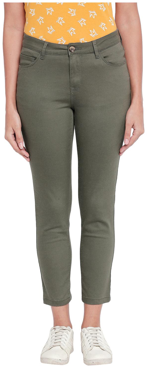 

Honey By Pantaloons Women Green Regular fit Chinos