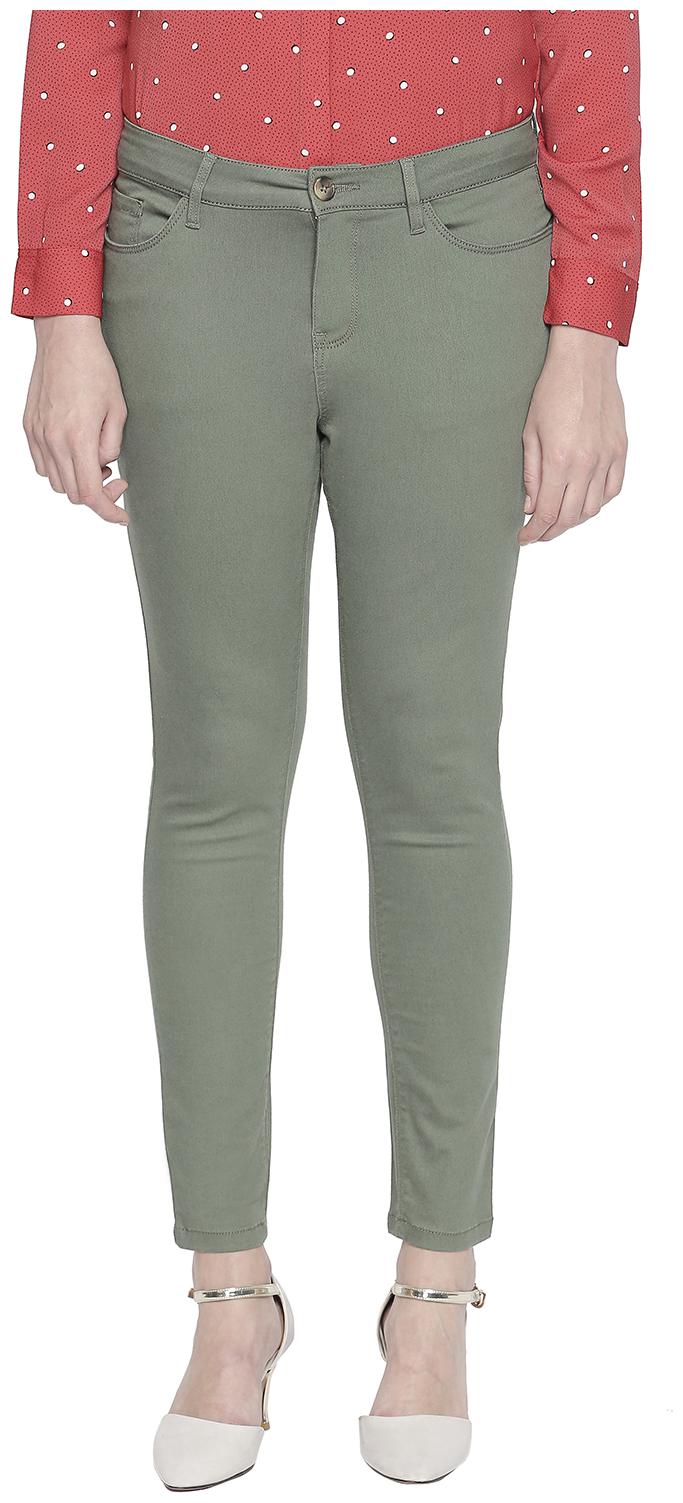 

Honey By Pantaloons Women Green Regular fit Chinos