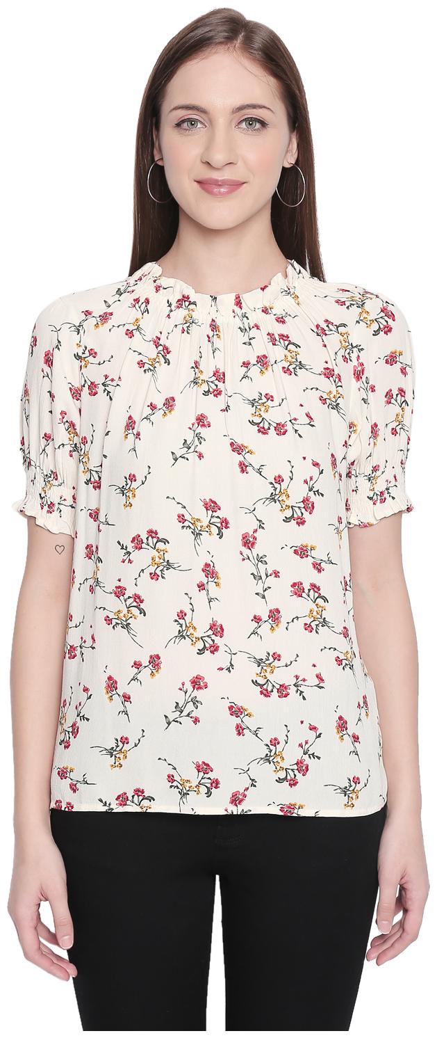 

Honey By Pantaloons Women Floral Regular top - White