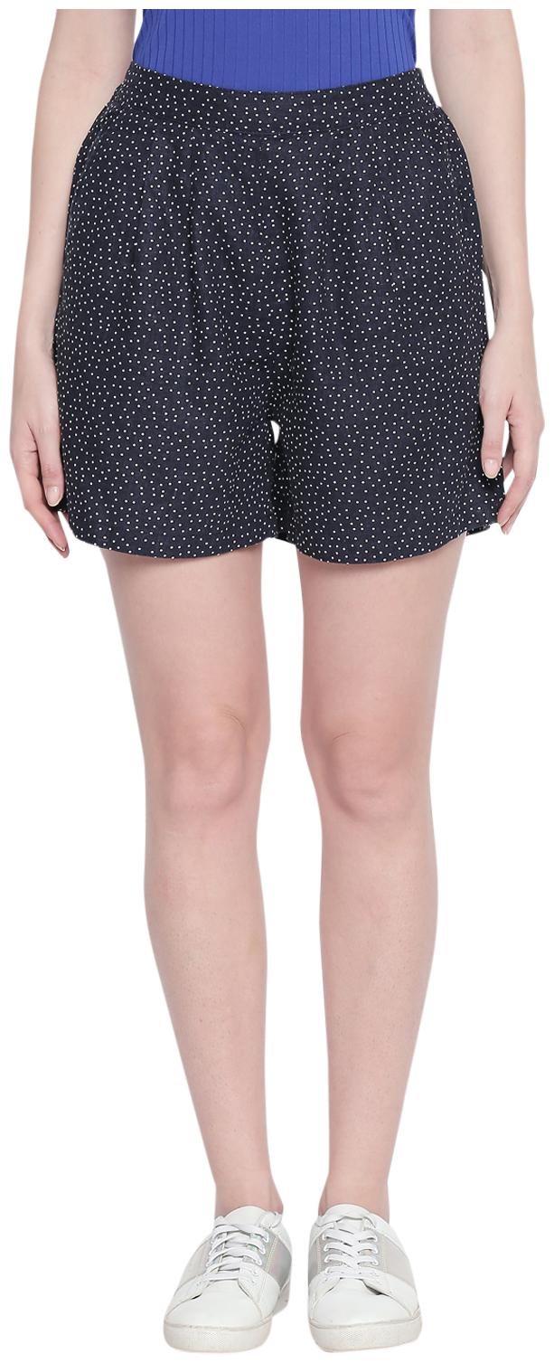 

Honey By Pantaloons Women Polka dots Regular shorts - Blue