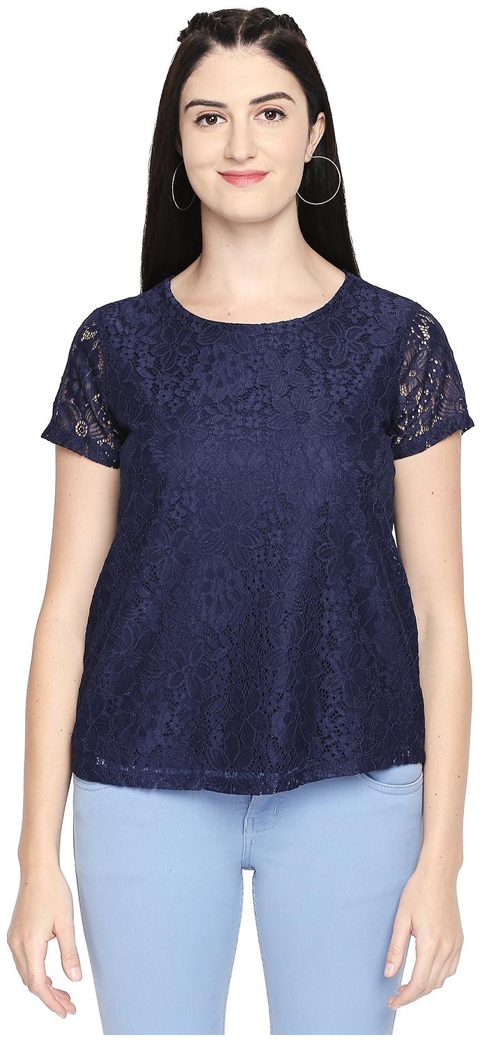 

Honey By Pantaloons Women Printed Regular top - Blue
