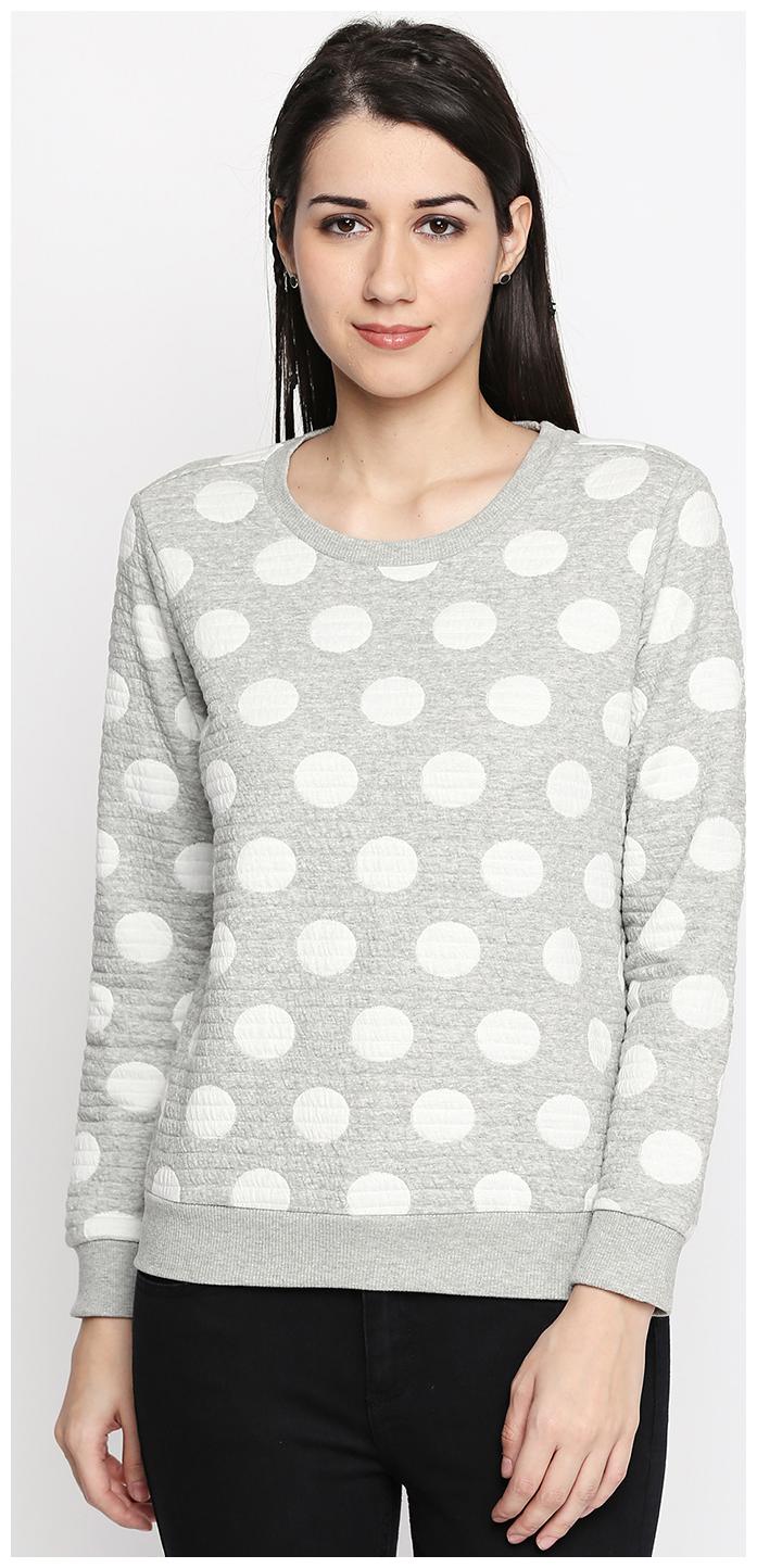 

Honey By Pantaloons Women Solid Sweatshirt - Grey