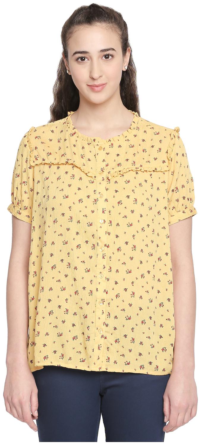 

Honey By Pantaloons Women Printed Regular top - Yellow
