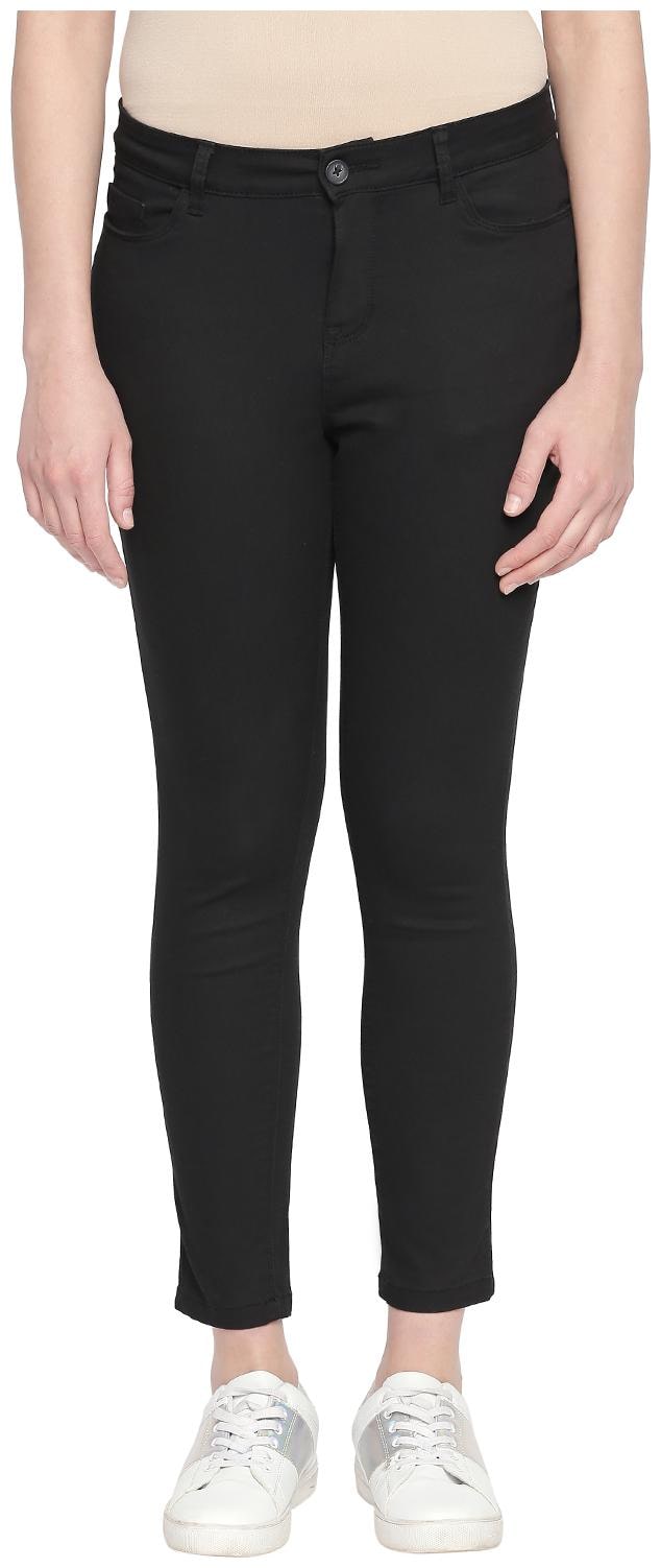 

Honey By Pantaloons Women Black Regular fit Chinos