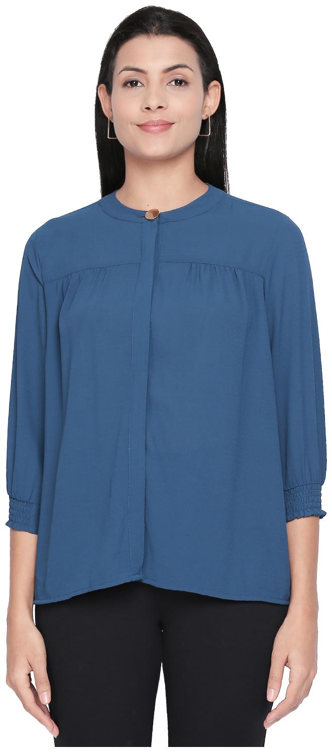 

Honey By Pantaloons Women Printed Blouson top - Blue