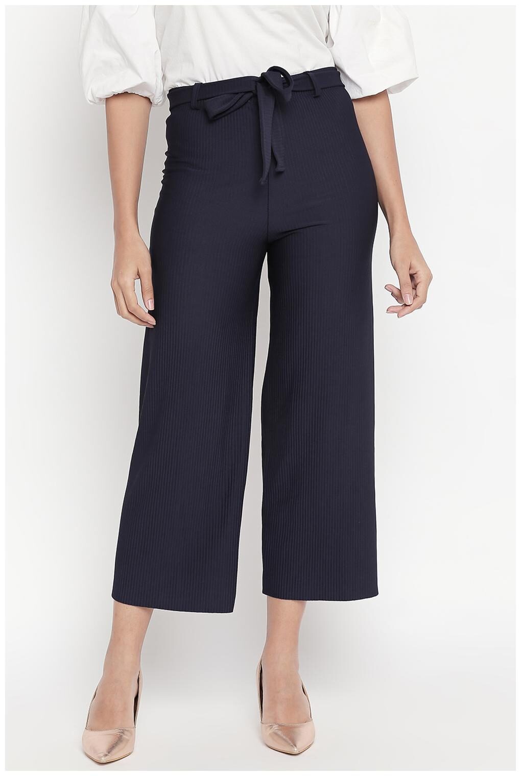 

Honey By Pantaloons Women Blue Regular fit Cullotes