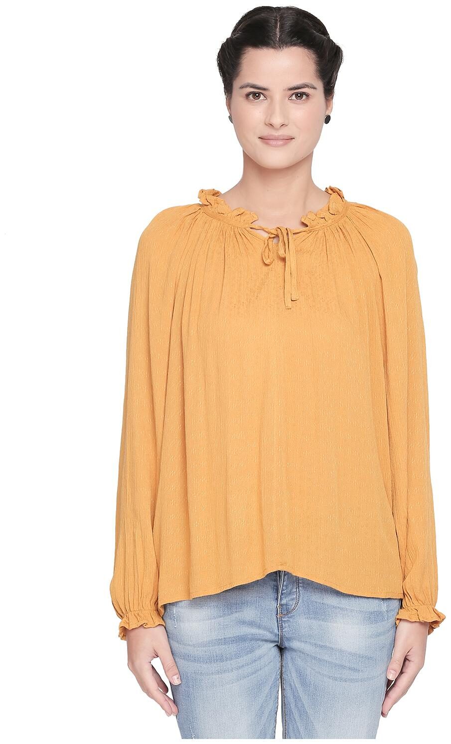 

Honey By Pantaloons Women Printed Regular tunic - Yellow