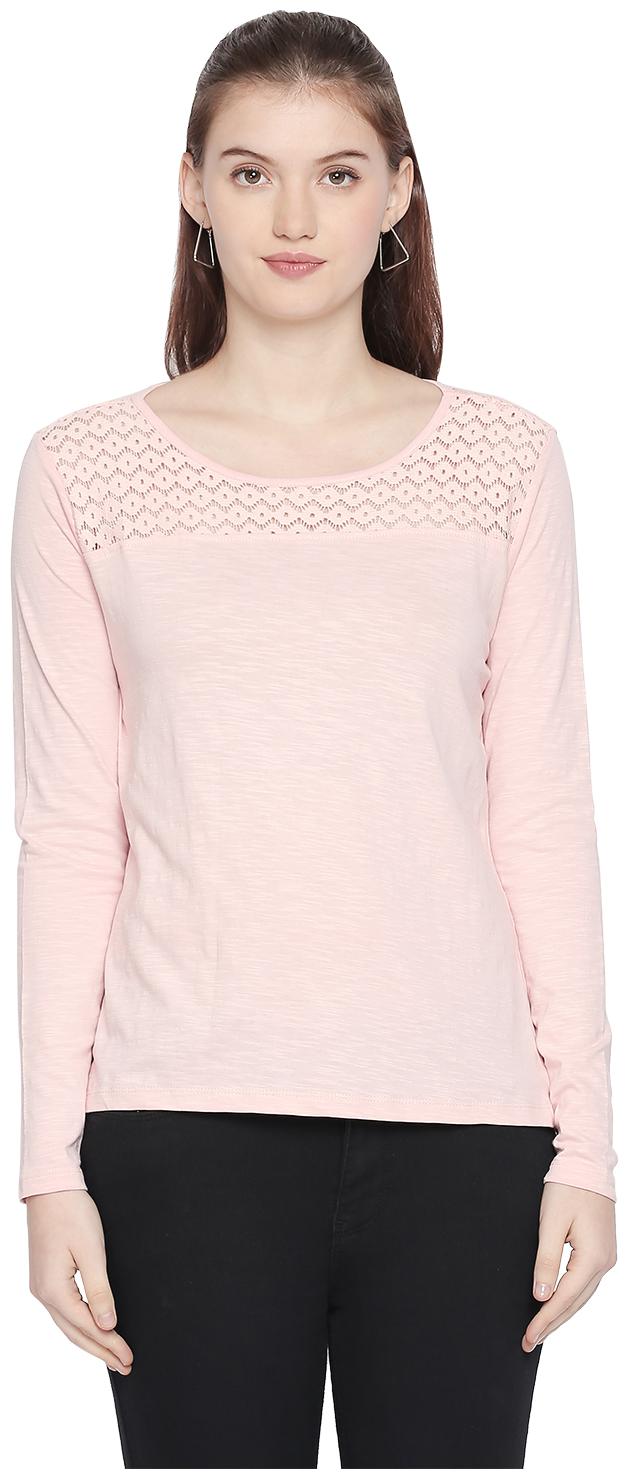 

Honey By Pantaloons Women Solid Blouson top - Pink