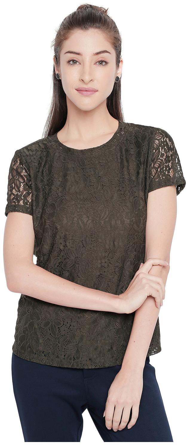 

Honey By Pantaloons Women Floral Regular top - Green