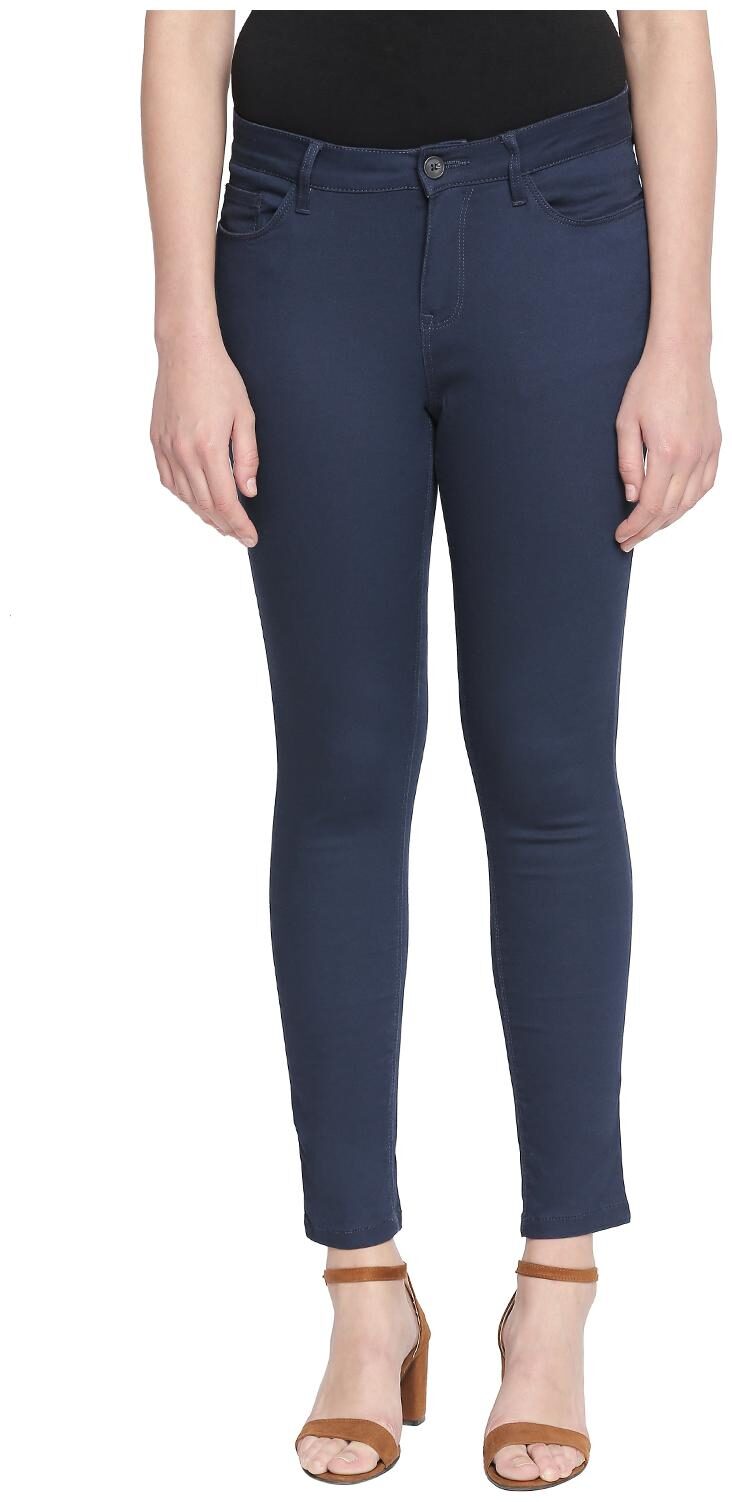 

Honey By Pantaloons Women Blue Regular fit Chinos