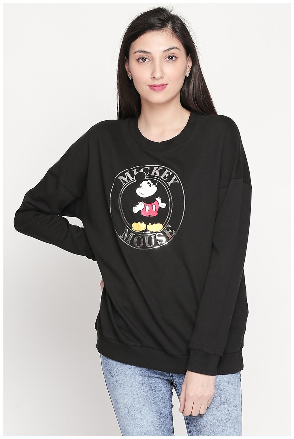 

Honey By Pantaloons Women Printed Sweatshirt - Black