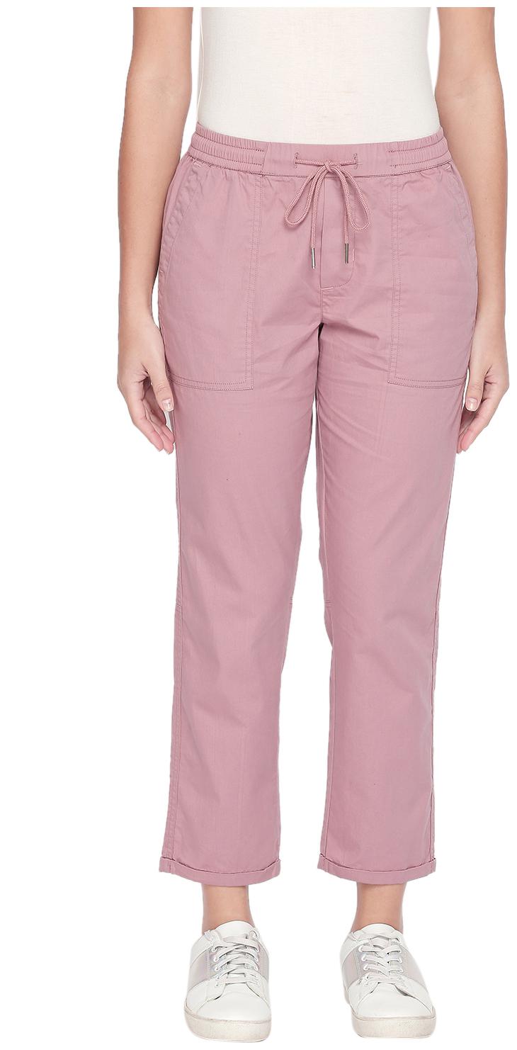 

Honey By Pantaloons Women Pink Regular fit Regular trousers