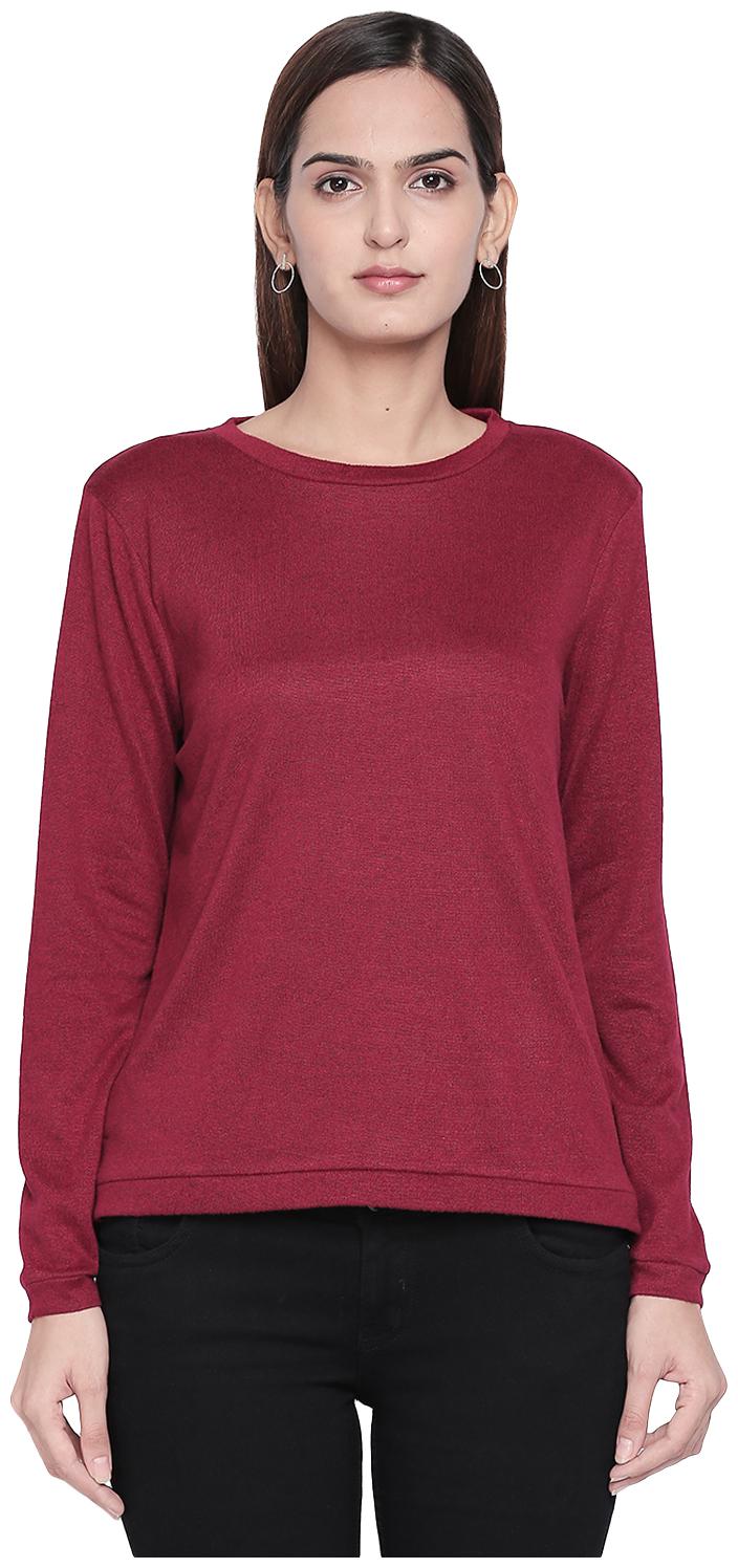 

Honey By Pantaloons Women Solid Regular top - Red