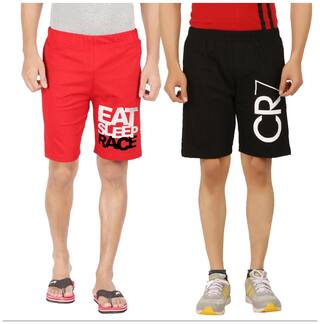 HOTFITS Men Multi Regular Fit Regular Shorts