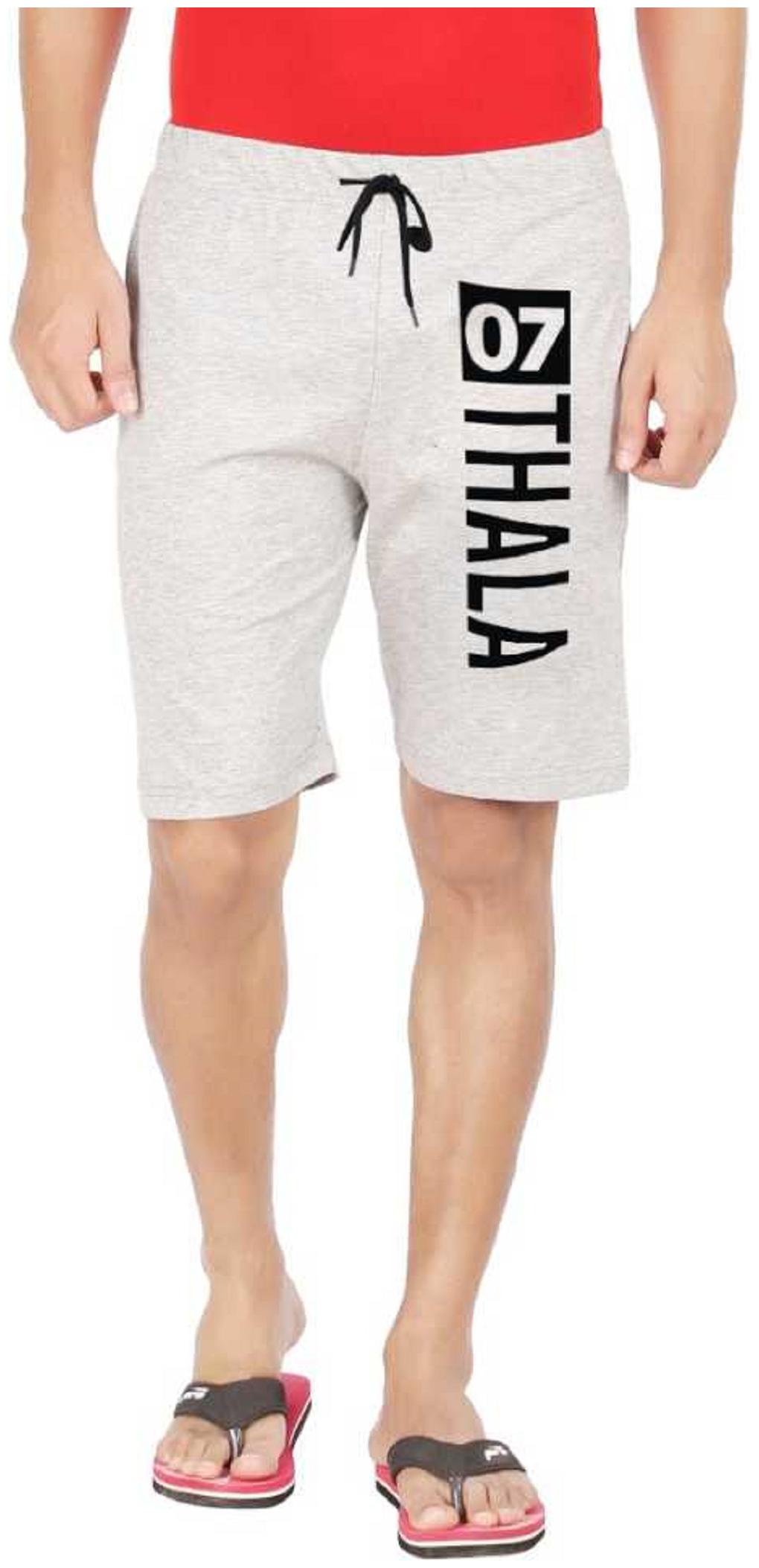 

HOTFITS Men Grey Regular Fit Regular Shorts