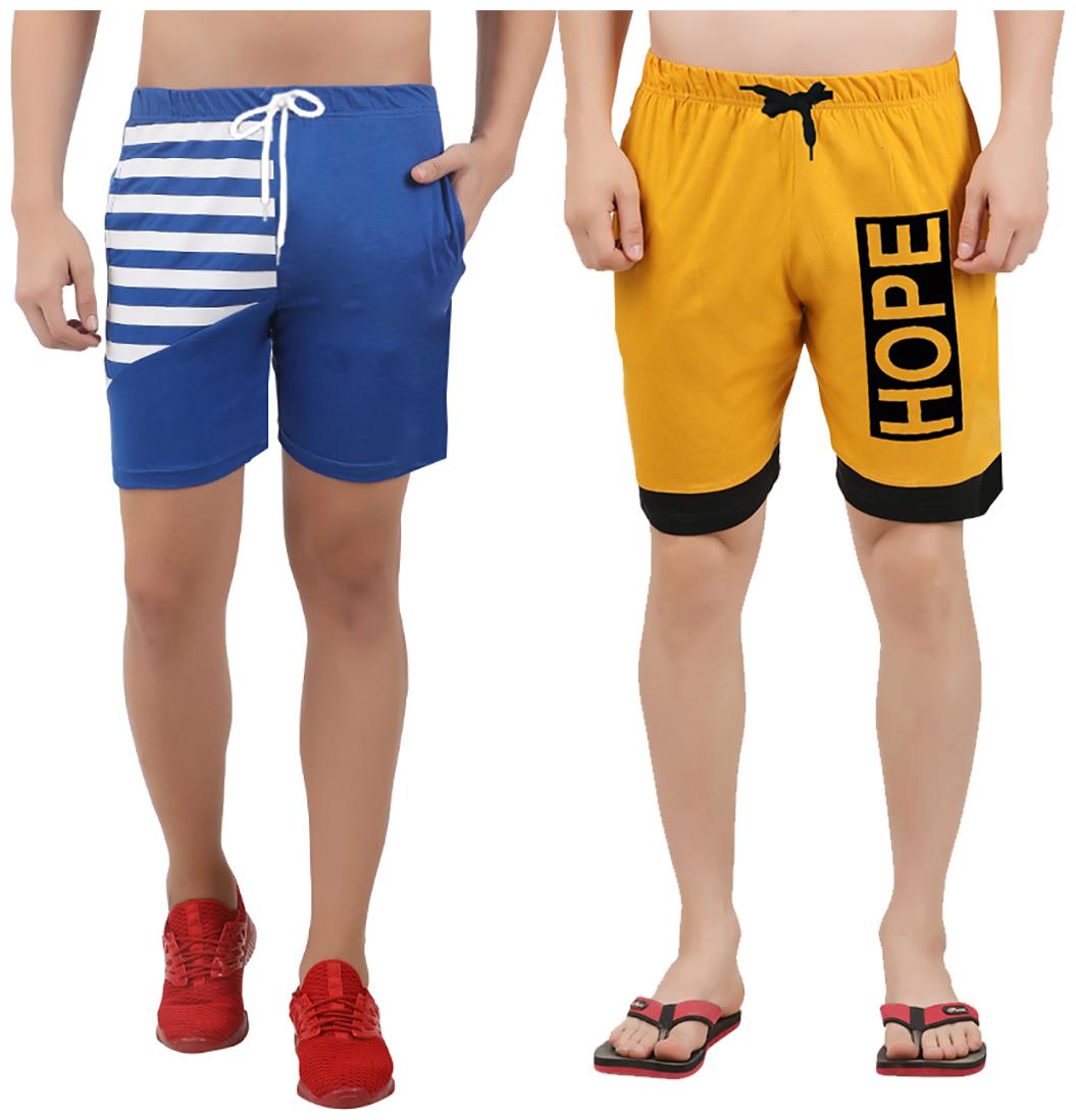 

Hotfits Printed Men Multicolor Basic Shorts