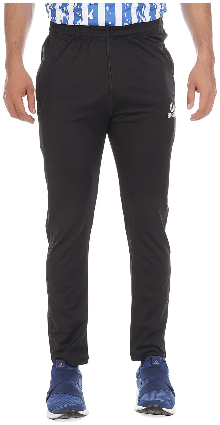 

HOXTAN Men Black Solid Slim fit Track pants