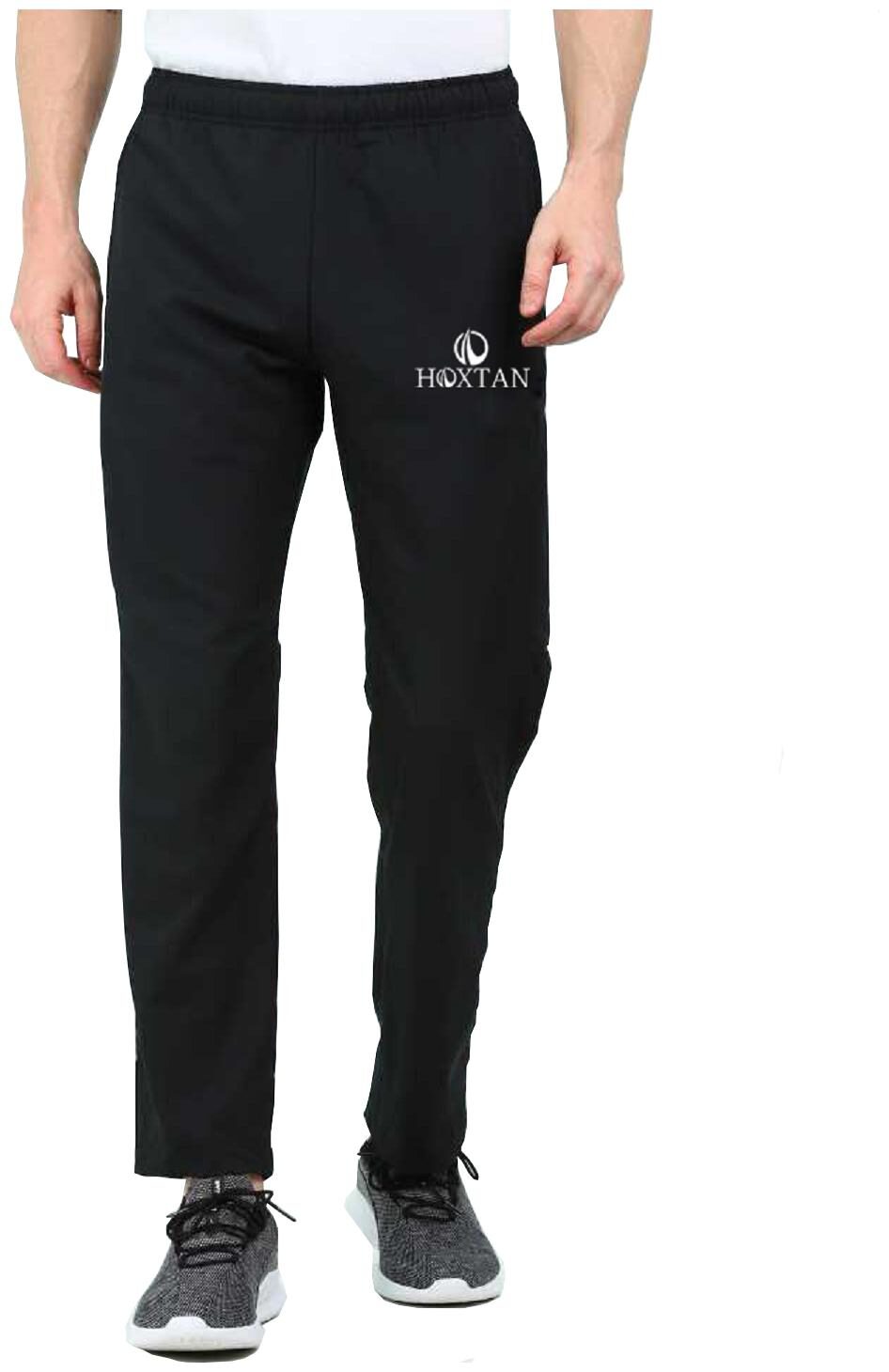 

HOXTAN Men Black Solid Regular fit Track pants