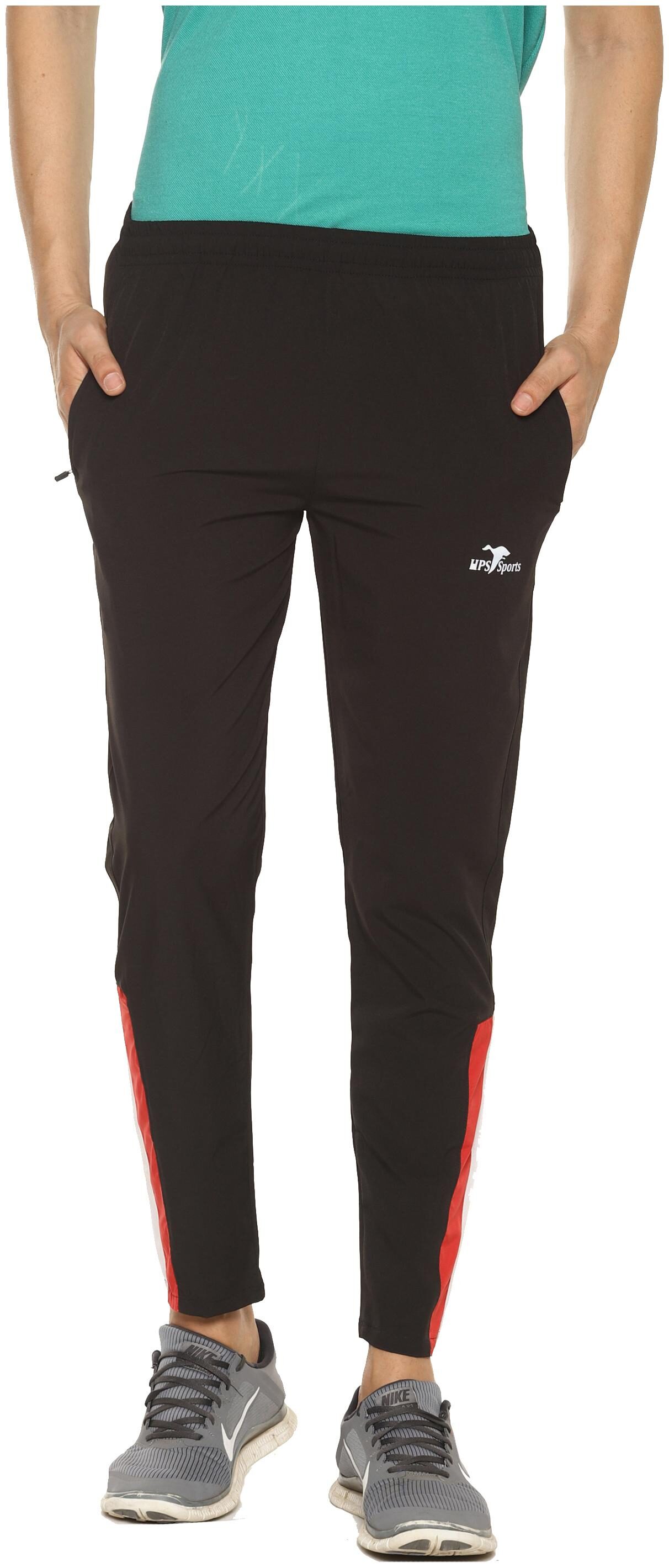 

HPS Sports Men Black Solid Regular fit Track pants