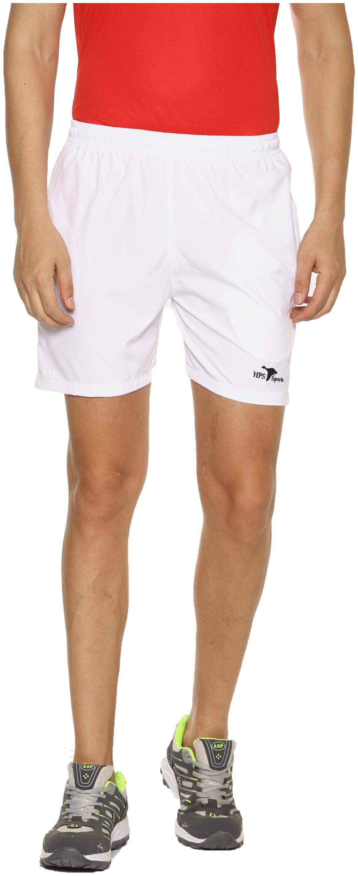

HPS Sports Men White Regular Fit Regular Shorts