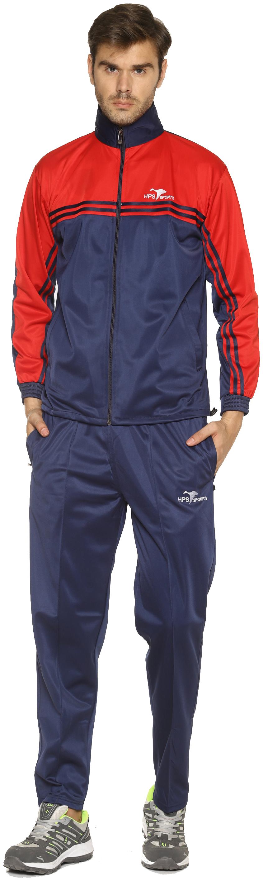 

HPS Sports Men Tracksuit (Red Blue)