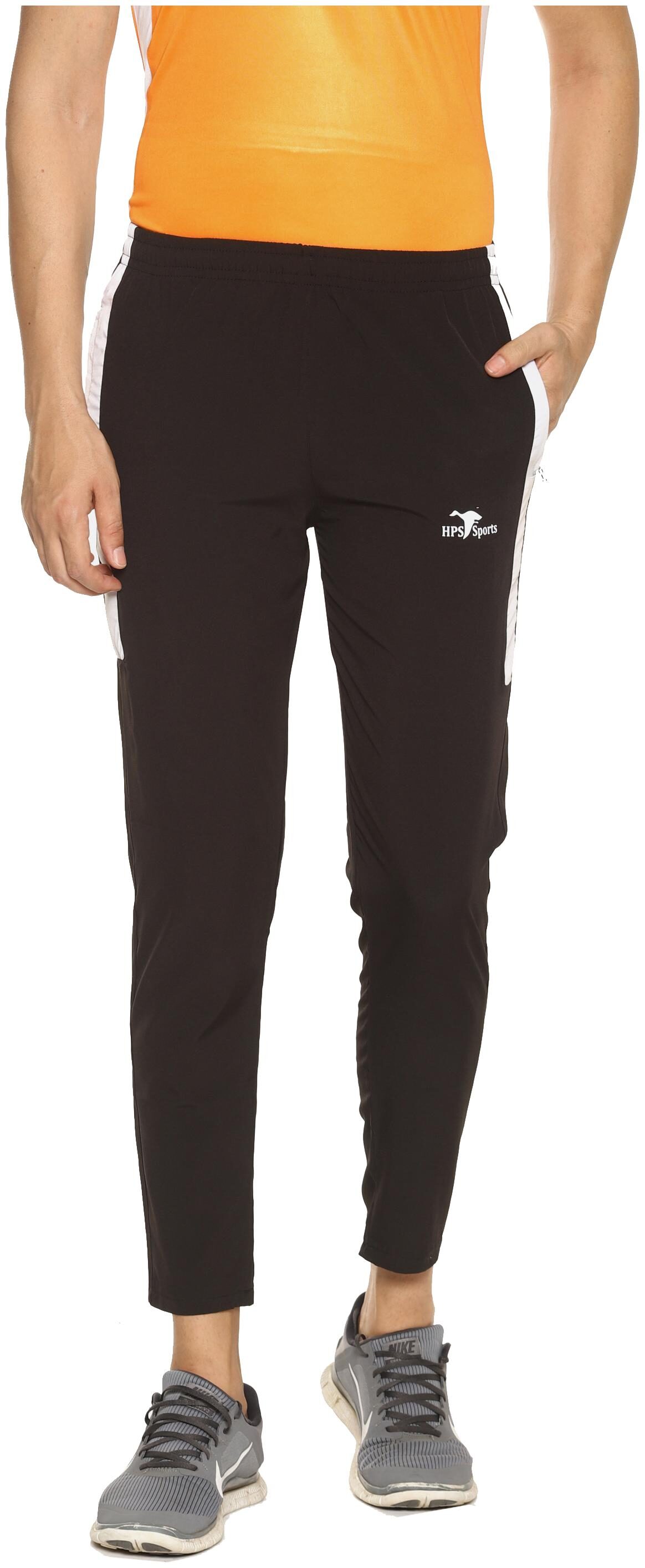 

HPS Sports Men Black Solid Regular fit Track pants