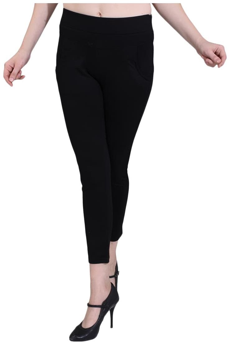 

HRIKSHIKA FASHION Women Black Straight fit Jegging