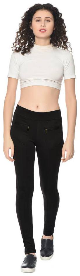 

HRIKSHIKA FASHION Women Black Straight fit Jegging