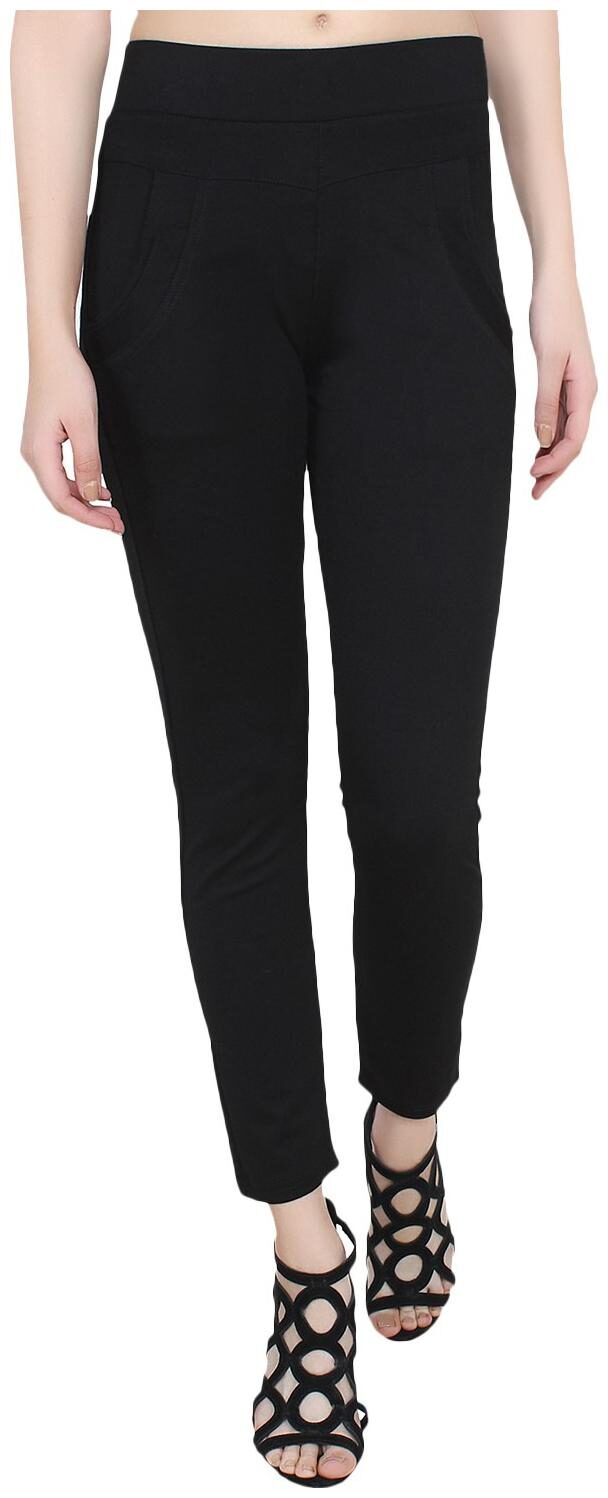 

HRIKSHIKA FASHION Women Black Straight fit Jegging